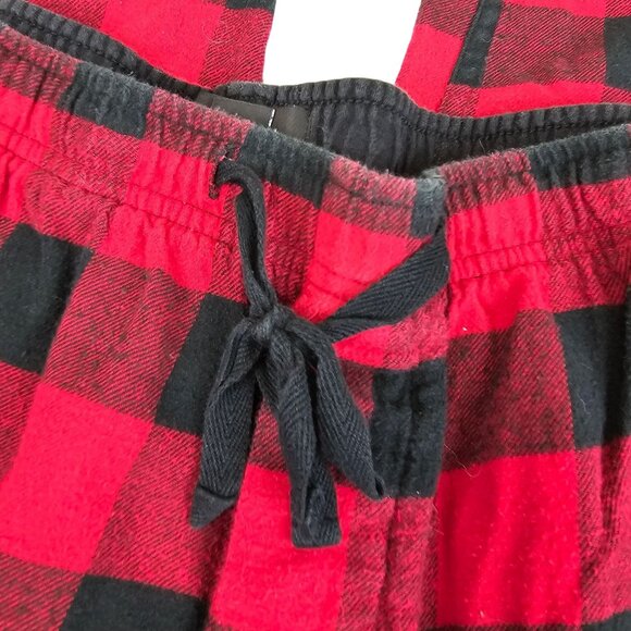 Nordstrom Mens XL Red/Black Plaid Comfy Lounge Sleepwear PJ Pants Stretch Waist - Picture 5 of 12